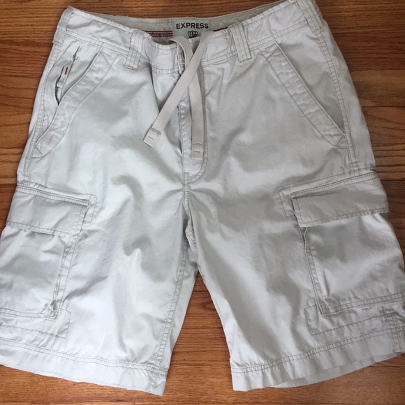 Express mens cargo shorts Clearance